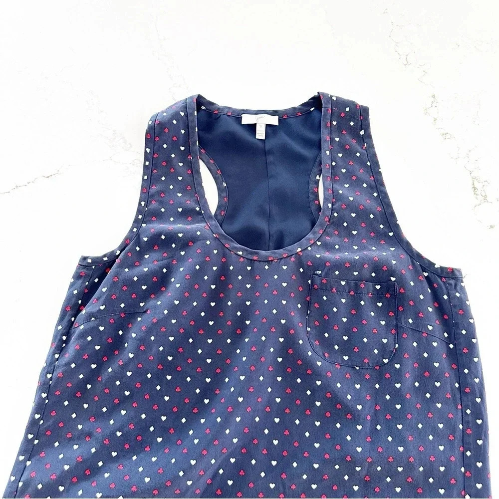 Joie Peri B | Playing Cards | 100% Silk Dress | S - Picture 3 of 9